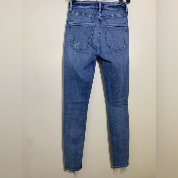 Agolde Sophie Distressed Skinny High Rise Jeans size 24 - Picture 8 of 11